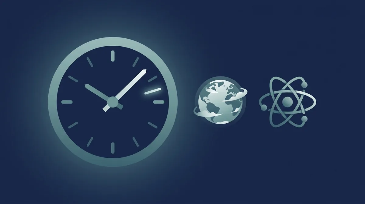 Een digitale klok die 23:59:60 aangeeft, de zeldzame extra seconde die aan UTC wordt toegevoegd tijdens een schrikkelseconde-invoeging