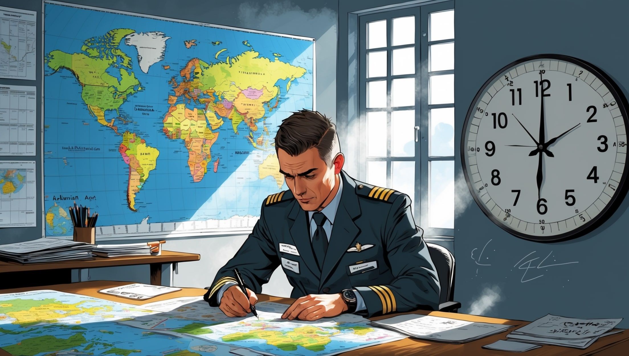 Hoe luchtvaartmaatschappijen en piloten tijdzones gebruiken bij vluchtplanning